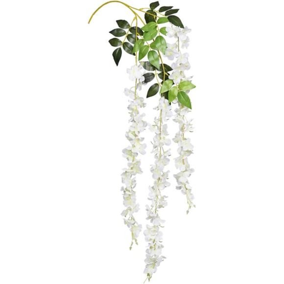 6 Pack 3.75 Feet/Piece Artificial Fake Wisteria Vine Ratta Hanging Garland Silk - Picture 3 of 7